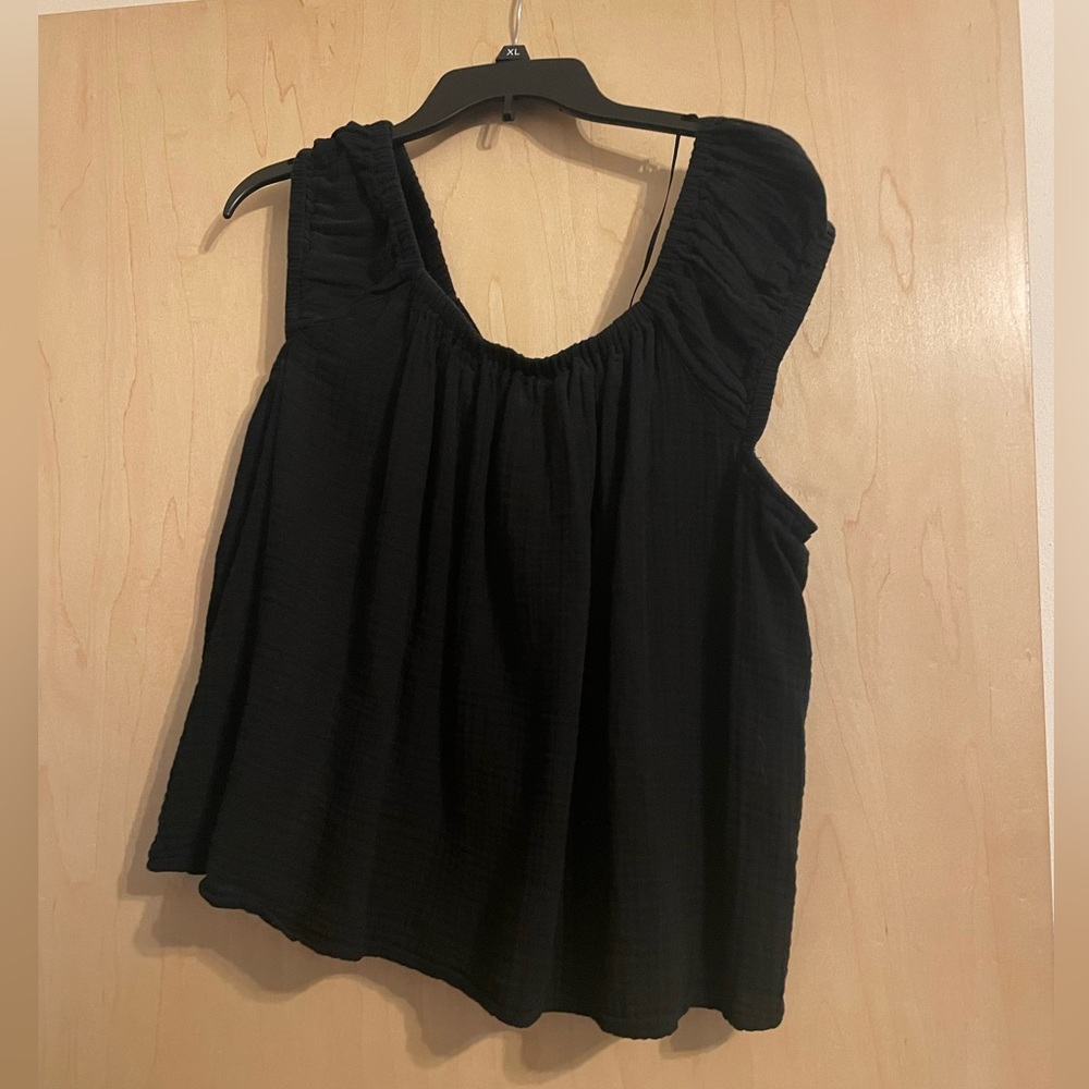 Old navy tie back linen top size xl
